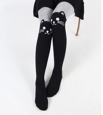 Cute Cartoon Fake High Tights