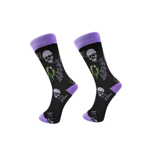 Trend In Tube Socks Street Skateboard Cartoon Cotton