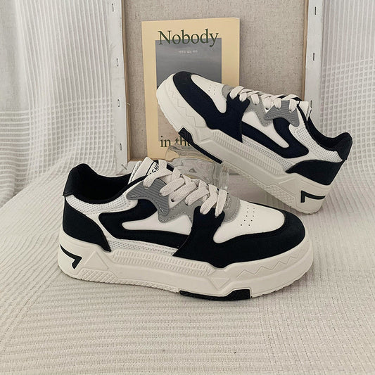 Low-top Thick Bottom Autumn And Winter Ins Casual Sports Skate Shoes Women