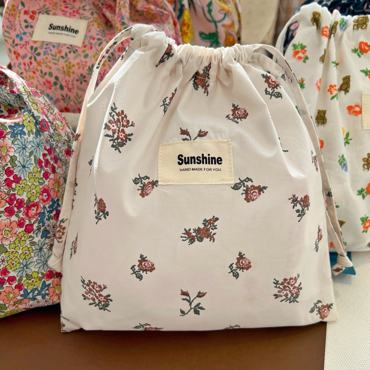Travel Storage Bag With Drawcord Closure