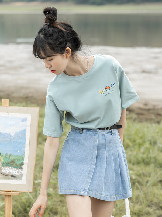 Women's Summer New Casual Cotton Printed T-shirt