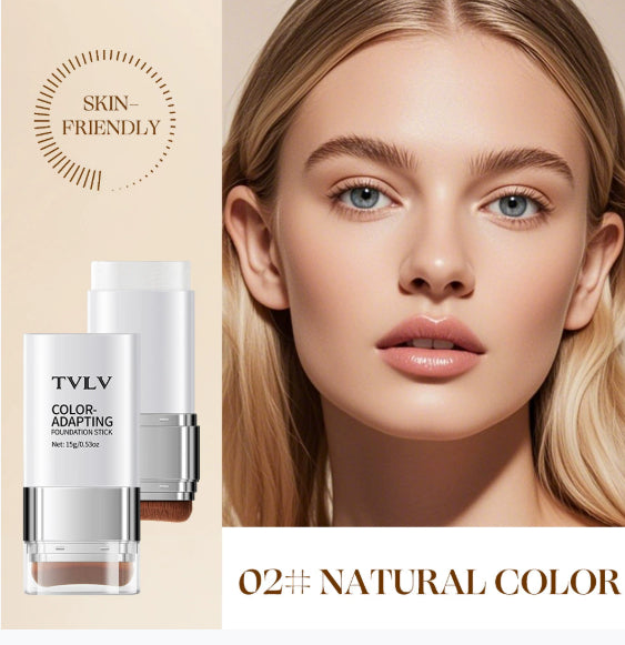 2-in-1 Color-changing Foundation Stick For A Dewy, Non-cakey Finish With A Dual-ended Applicator