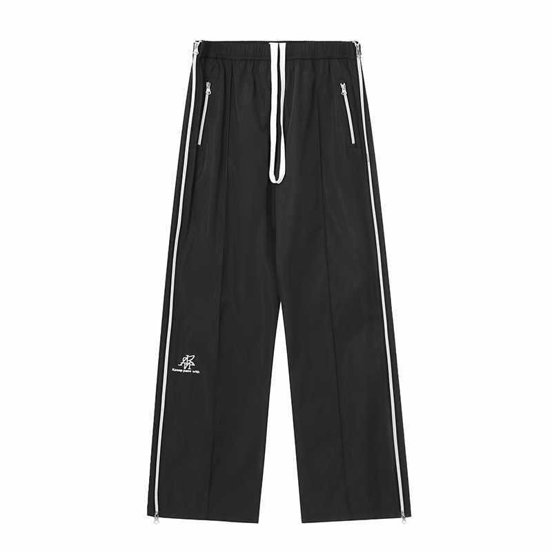 Side Zipper Sports Pants Women's Loose Casual Pants