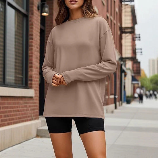 Women's Casual Loose-fit Basic Tops