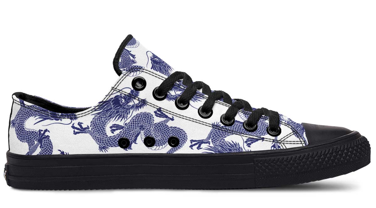 Fashion Print Couple Low-Top Canvas Shoes