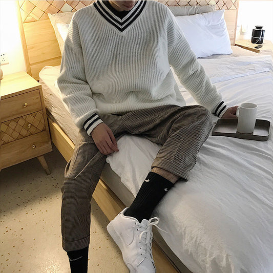Trendy løs Harajuku-stil sweater