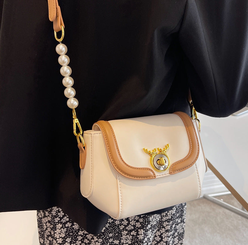 Textured Niche Small Color Matching Messenger Women's Bag