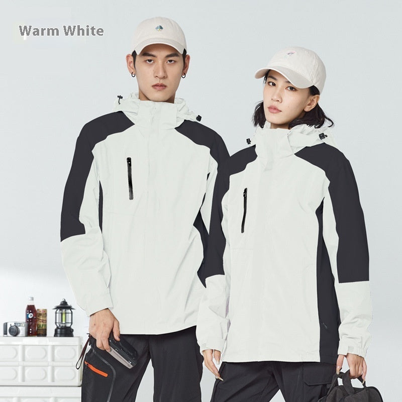 Shell Jacket Three-in-one Men's And Women's Two-piece Detachable