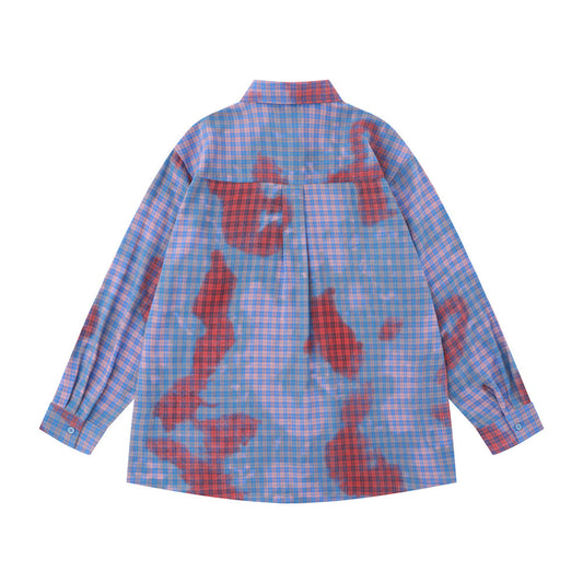 Loose Casual Pocket Design Spring And Autumn Shirt Outer Wear