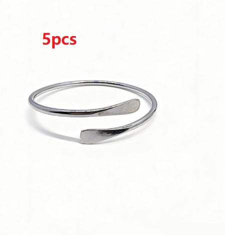 Edgy Punk-style Cross-border Bangle Bracelet From Europe And The US