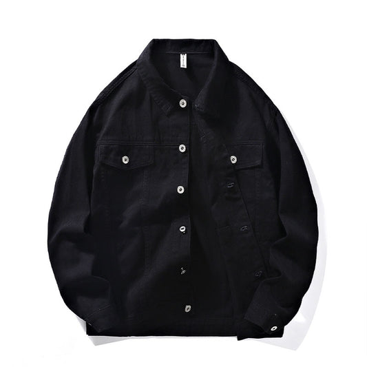 Men's Autumn Workwear Fashion Brand Polo Collar Jacket