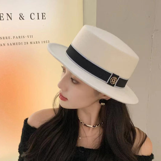Retro flad tophat filthat til kvinder