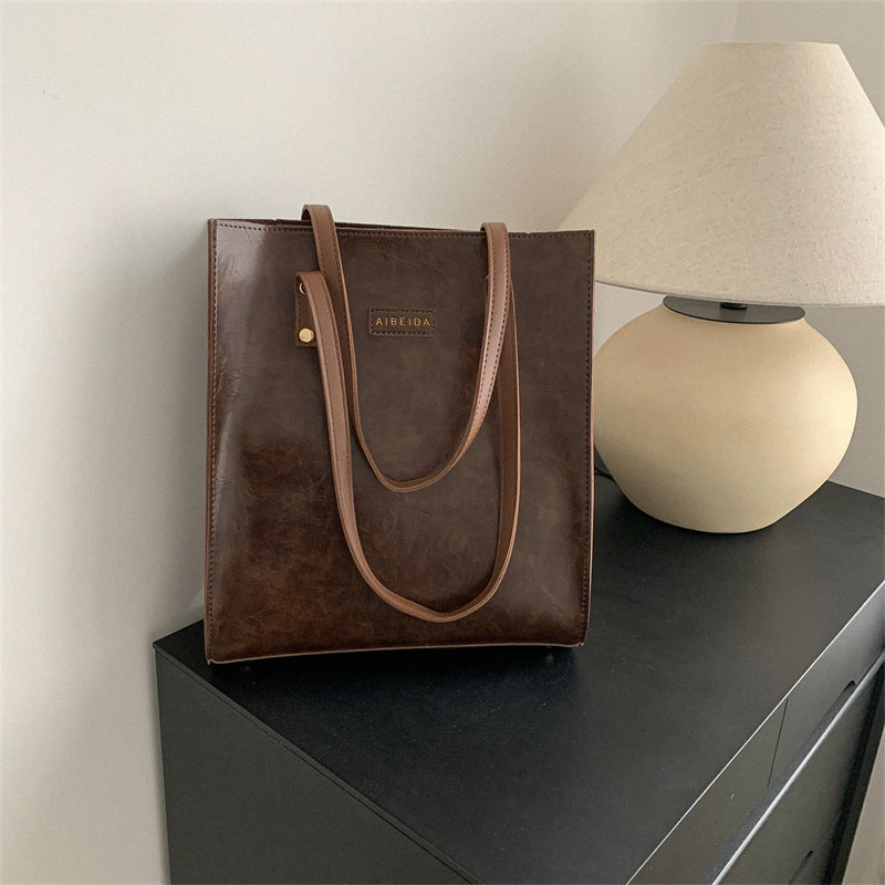 Western Style All-matching Shoulder Bag Portable Tote Bag