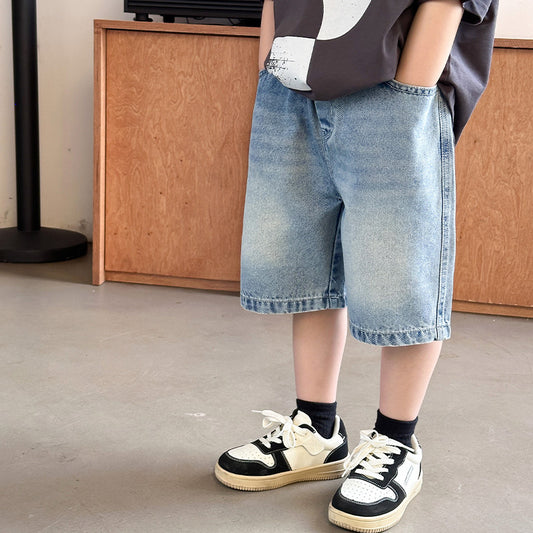 Boy's Denim Shorts Summer Five Points