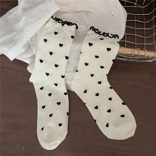 Wooden Ear Love Tube Socks
