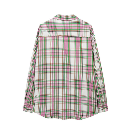 Loose American Street Casual Polo Collar Cardigan Shirt Coat