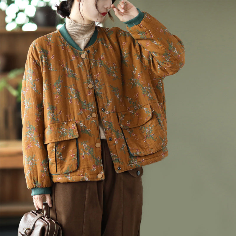 Retro Ethnic Loose Casual Cotton And Linen Cardigan