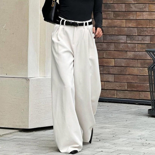 High Waist Loose Wide Leg Casual Pants