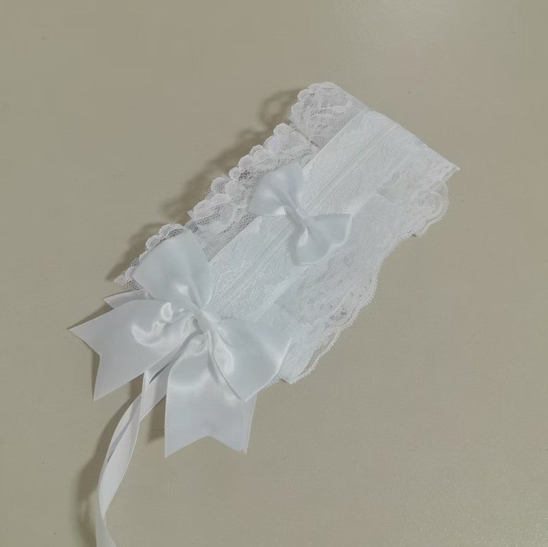 Lolita Headband Headwear Handmade Lace Bow