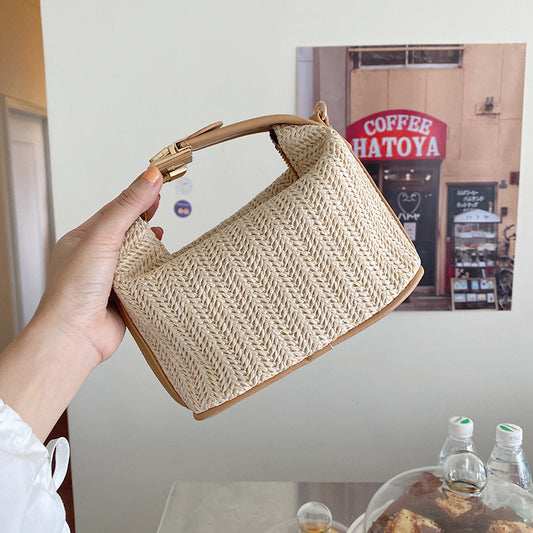 Straw Woven Small Bag Casual Women's Bag Portable