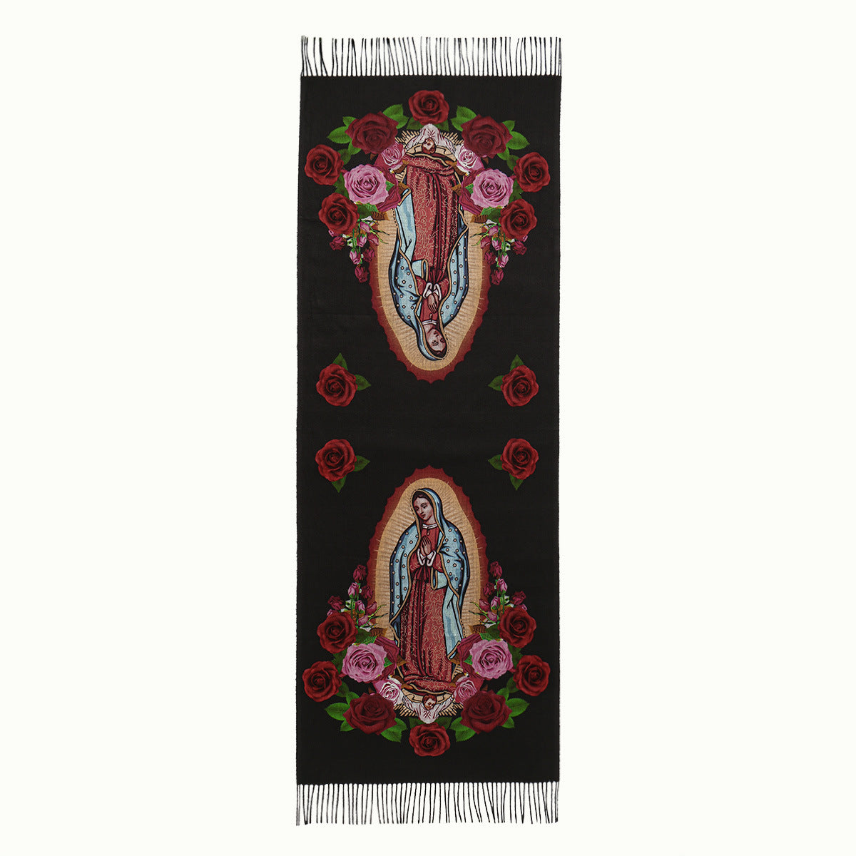 Virgin Printed Cashmere Women's Scarf All-match High Quality Warm Bib Shawl