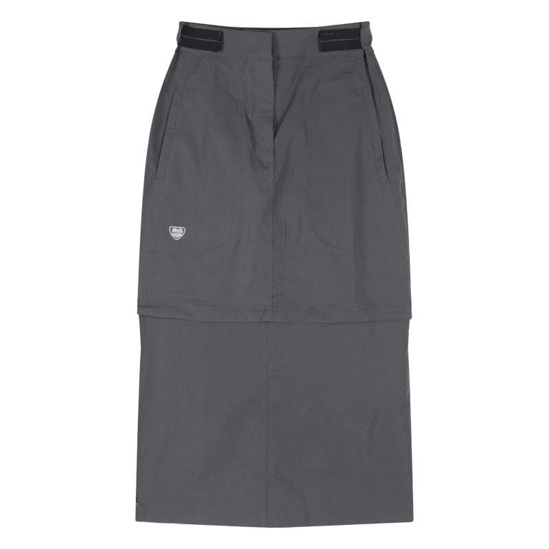 Grey Retro Female Design Sense Niche A-line Skirt
