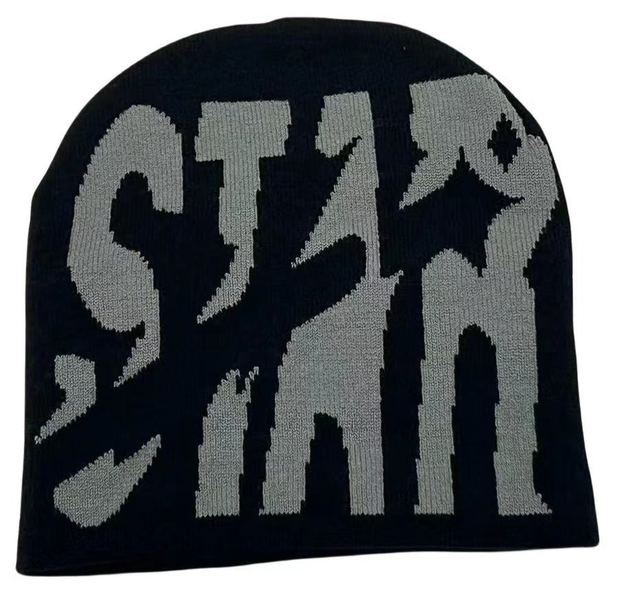 Y2g Knitted Hat Letter STAR Same Style
