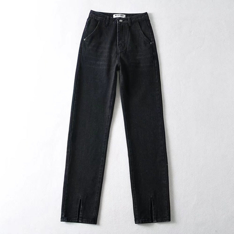 American Retro Foreign Trade New High-waisted Slim Slimming