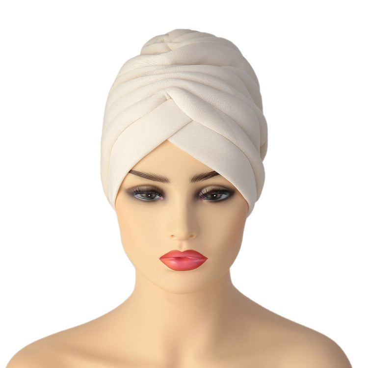 Spring New Space Layer Muslim Indian Baotou Hat