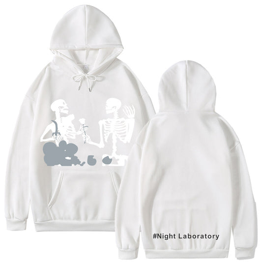 Night Laboratory Korean Style Versatile Personality Hoodie