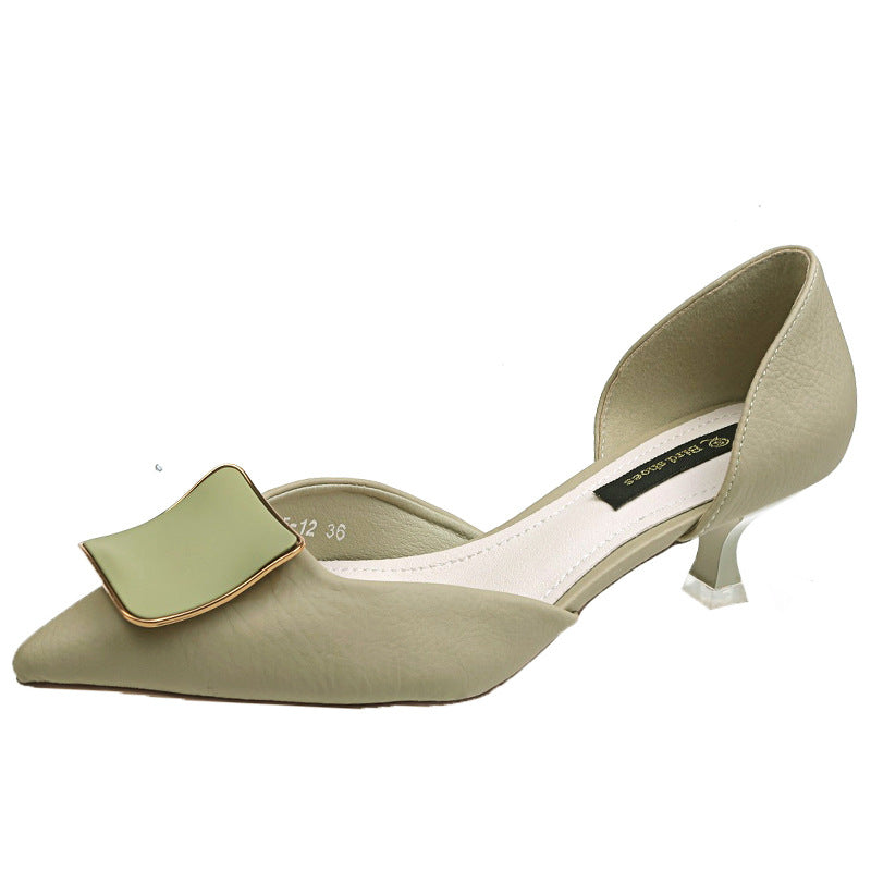 High Heels Stiletto Temperament French Pointed Professional Commuter Single Shoes Women