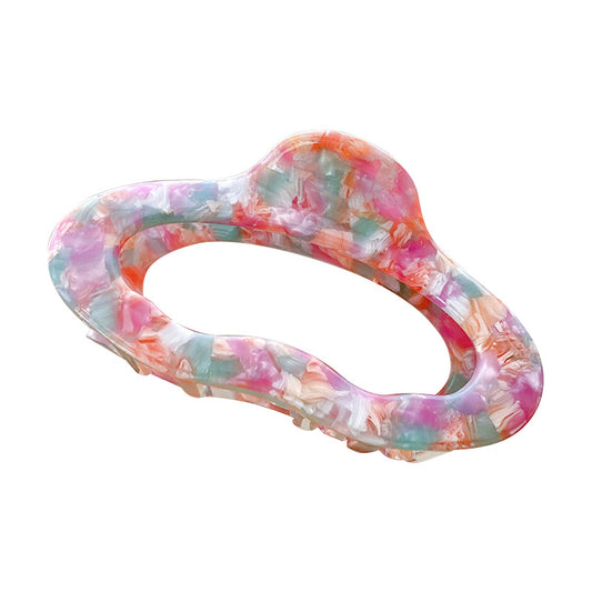 Ornament 4mm Thickened Cellulose Acetate Sheet Grip Barrettes
