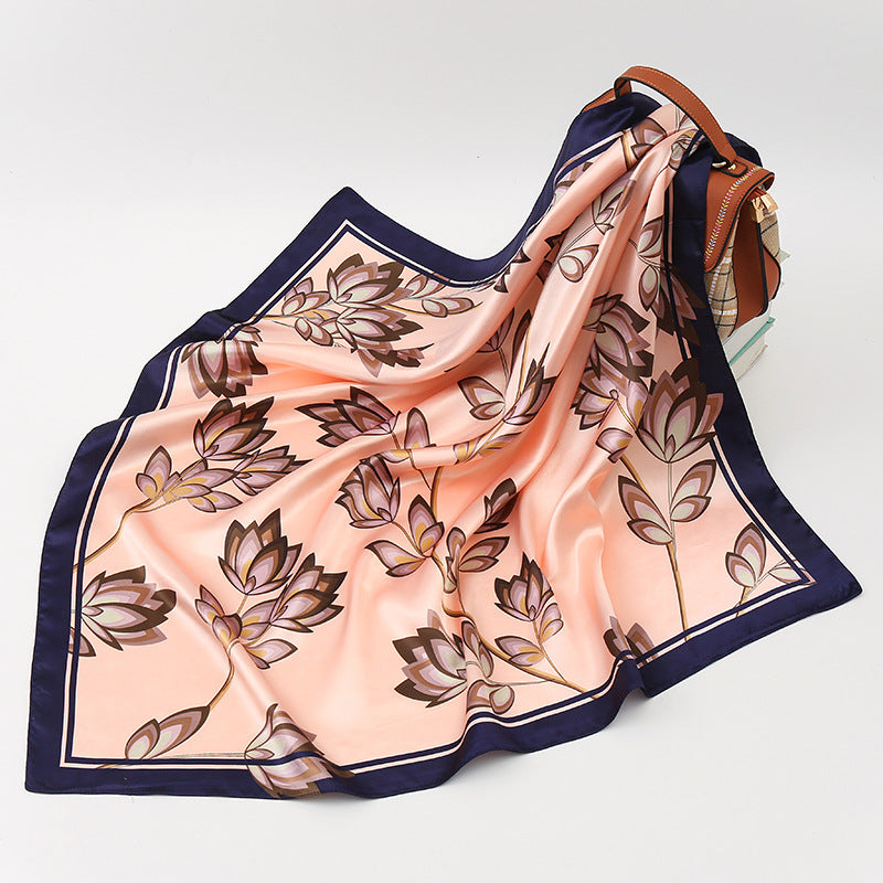 Simple And Elegant Plant Flower Large Square Scarf