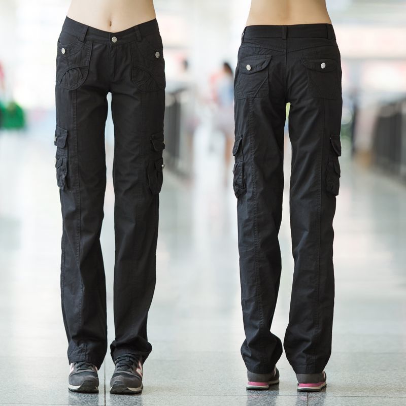 Cargo Pants Women's Loose Slimming Multi-pocket