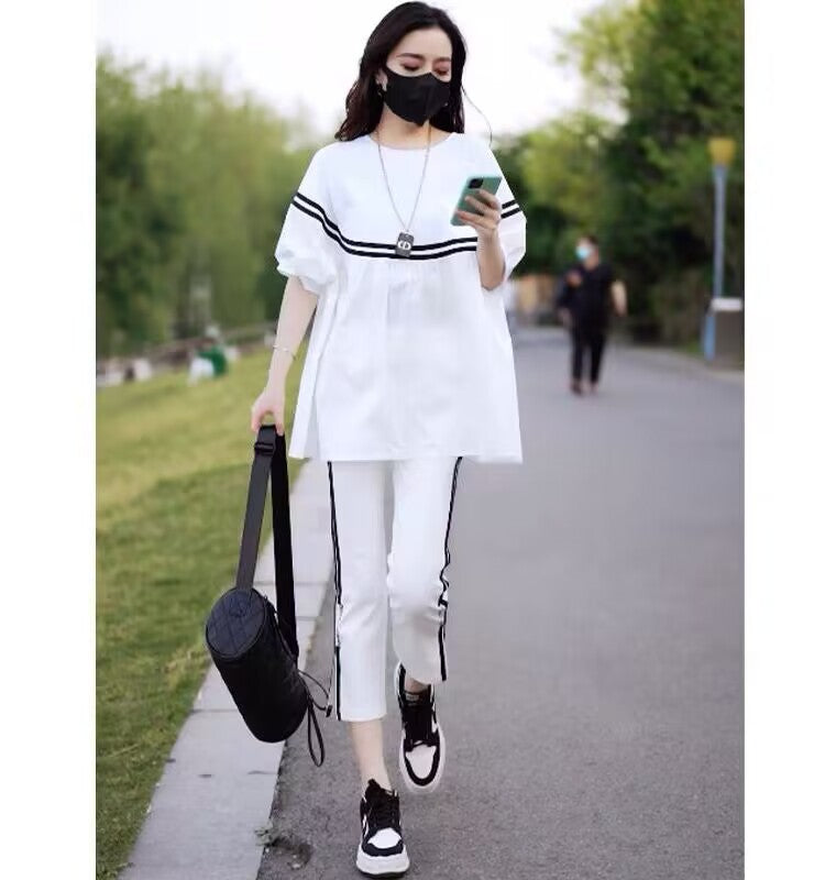 Summer Casual Fashion Sports Outfit For Petite Frames