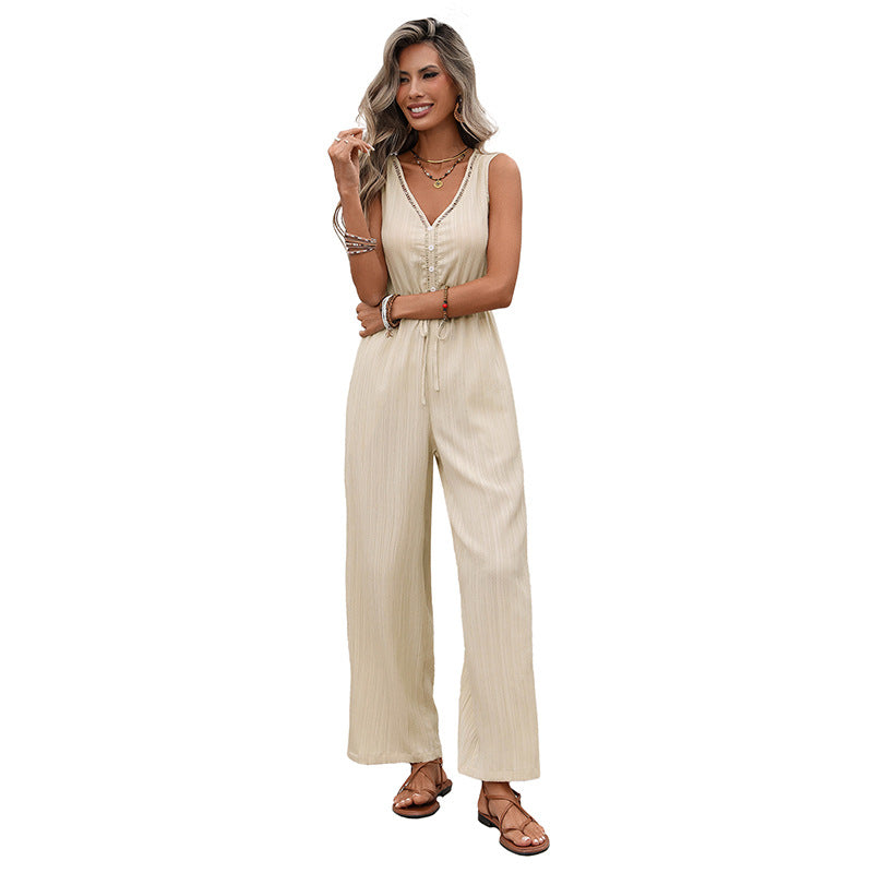 New Resort-style Casual Minimalist Jumpsuit