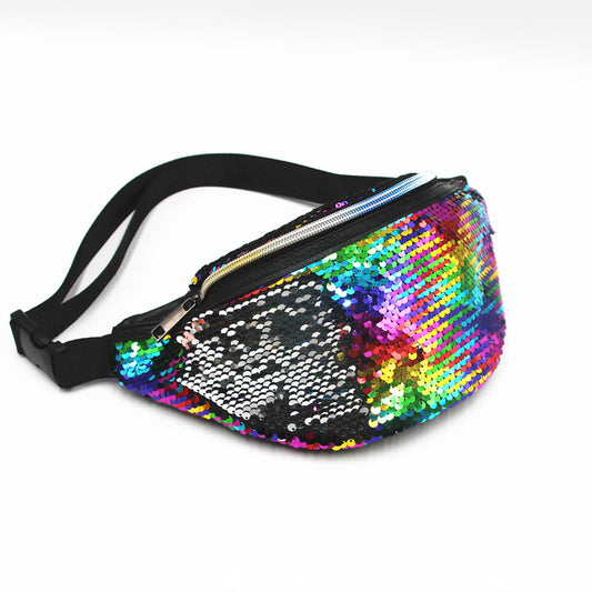 Women's Waist Bag Mermaid Sequined Waist Bag
