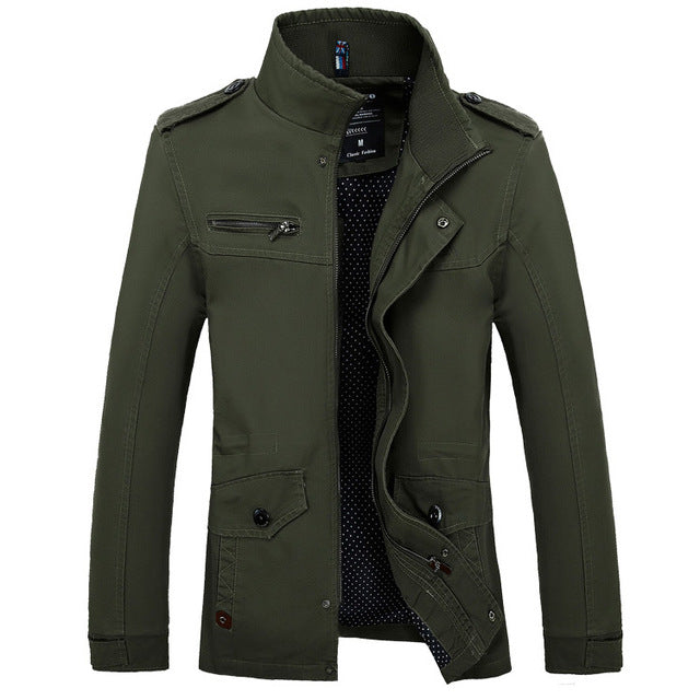 Men's Business Casual Jacket Slim Top Coat