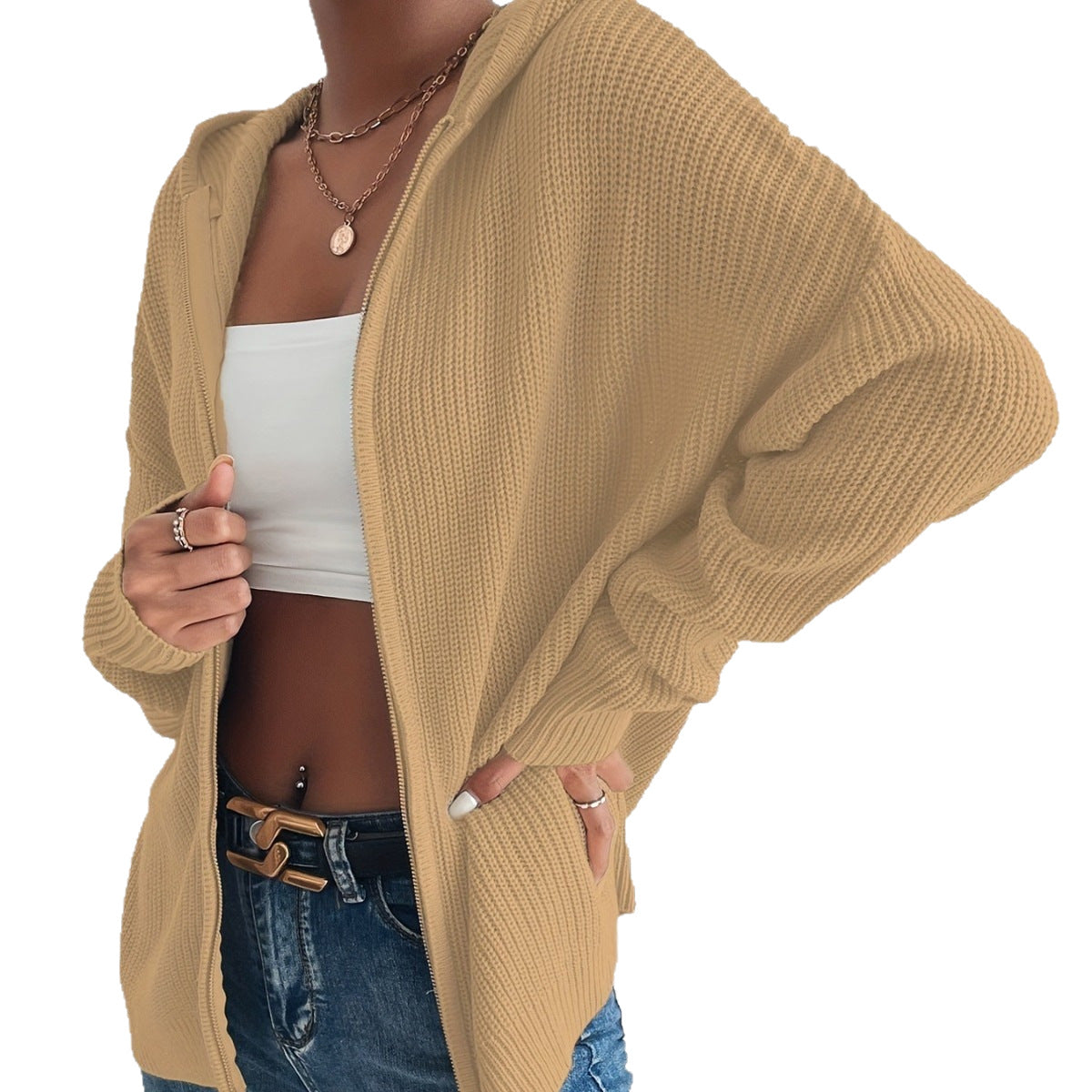 Retro Style Early Autumn Cardigan Women's Sweater
