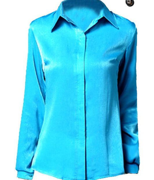 This Mulberry Silk Shirt Has A Slim And Form-fitting Texture Made Of Real Silk