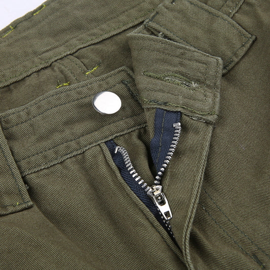 Street Casual Women's Hip Hop Trend Straight Cargo Pants