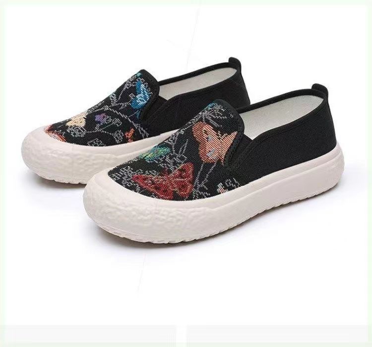 Old Beijing Slip-on Soft Bottom Canvas Shoes