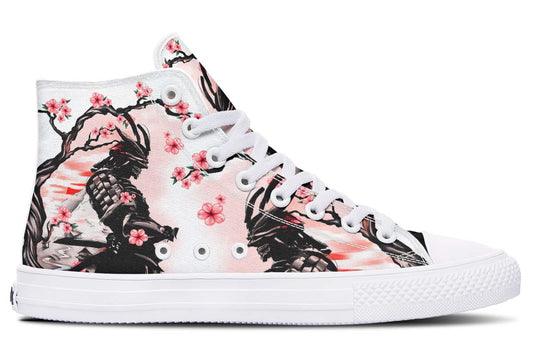 Printed Couple High-top Canvas Shoes