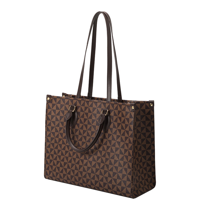 Ny Fashion Pendler Dame Tote Taske Stor Kapacitet Enkelt Skuldertaske
