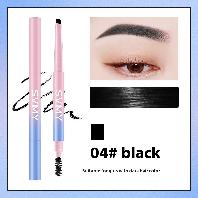 Small Triangle Eyebrow Pencil Not Smudge Double-headed Novice