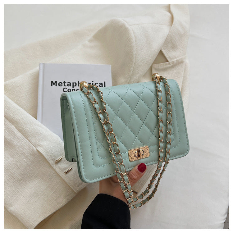 Niche Design Rhombus Chain Crossbody Bag