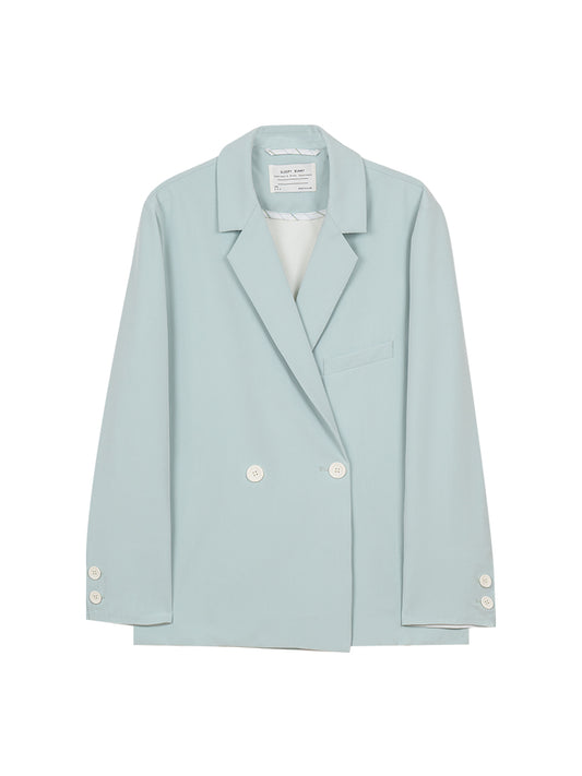 Exquisite Craftsmanship Contrast Cuff Thin Blazer