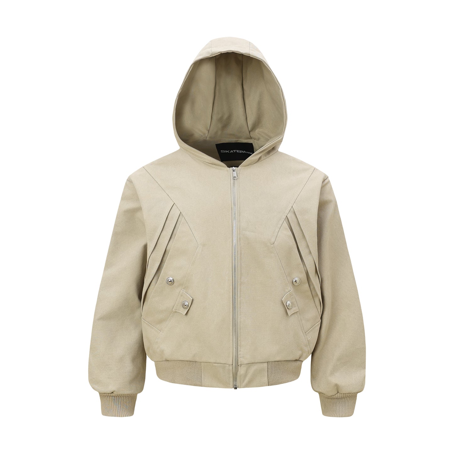 Spring Style Metal Buckle Men's Loose Jacket Trench Coat