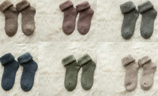 Cashmere sne-sokker til mænd i retro-stil til ældre og midaldrende