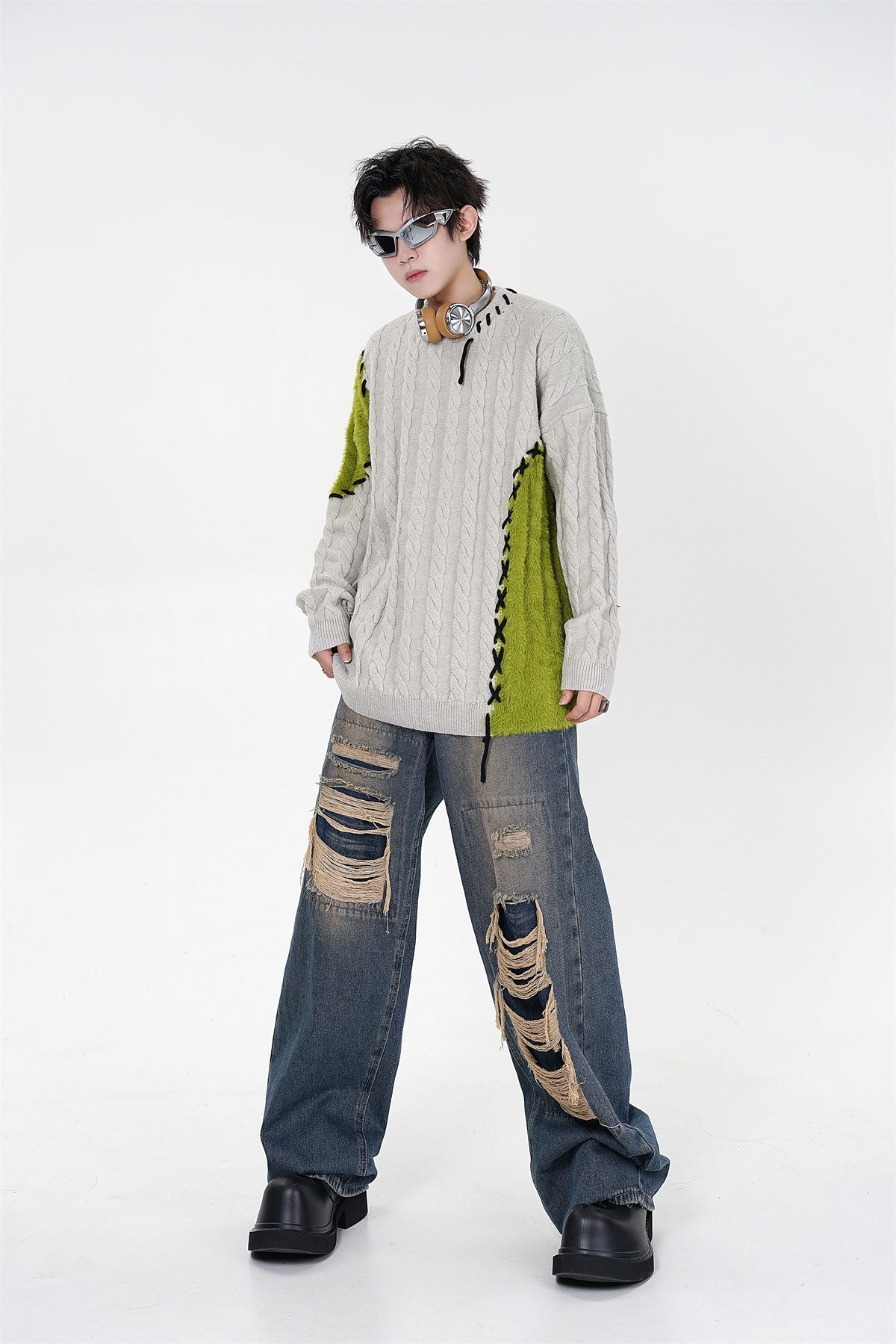 Mænd og kvinder par rundhals casual sweater